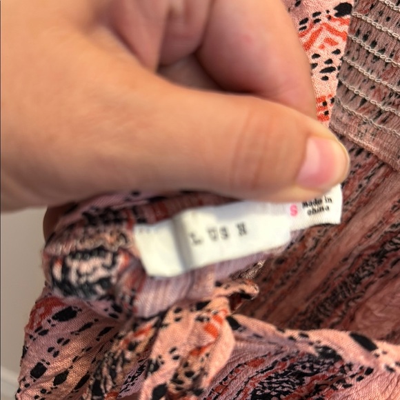 Lush Pink High Low Sundress Spaghetti Strap Sleeveless - Picture 3 of 3